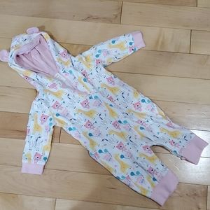 Animal print one piece